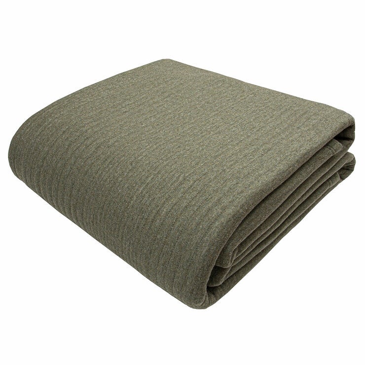 Safdie Cotton Blend Green Jersey Blanket, 224 x 234 cm Safdie Cotton Blend Green Jersey Blanket, 224 x 234 cm
