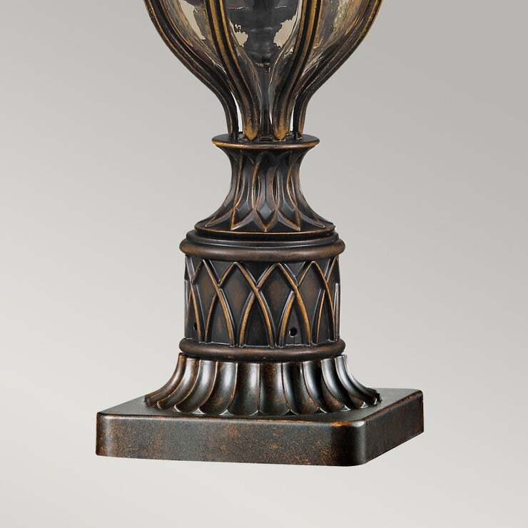 Feiss Baton Rouge 3 Light Pedestal Lantern FE-BATONRG3 Feiss Baton Rouge 3 Light Pedestal Lantern FE-BATONRG3