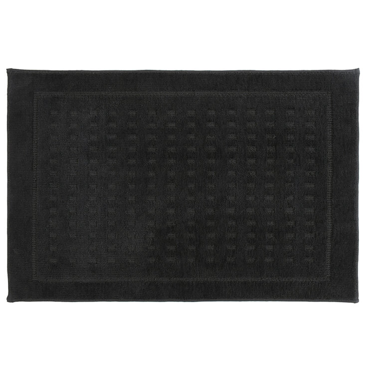 Whitley Willows Bath Mat in Black, 91 x 60 cm Whitley Willows Bath Mat in Black, 91 x 60 cm