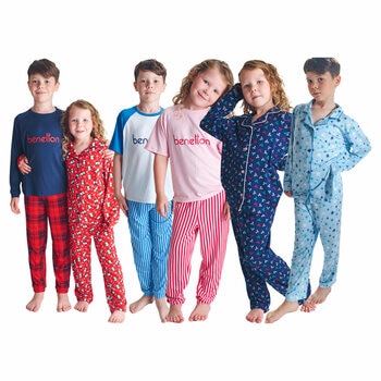 United Colours of Benetton Kids 4 Piece Pyjama Set (3-12 Years)