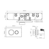 Tavistock Xenon Concealed Single Function Shower