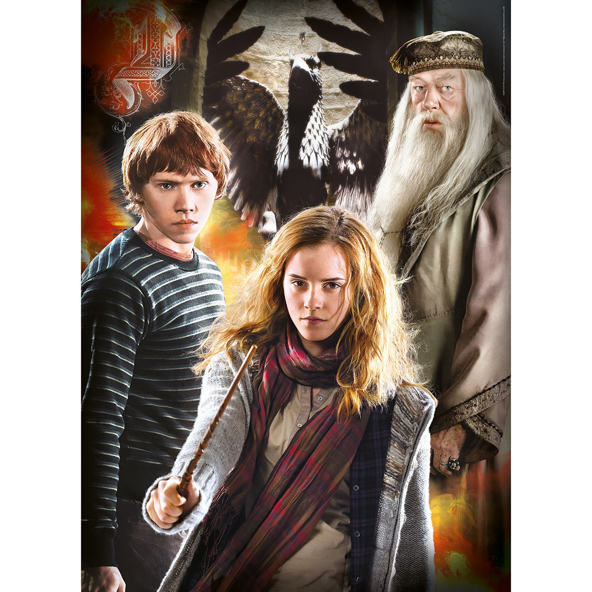 Harry Potter Licensed 3 x 1000 Piece Jigsaw Puzzle (14+ Years)