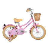 Emmelle 14" (35.6cm) Girls Heritage Snapdragon Bike in Pink/Biscuit