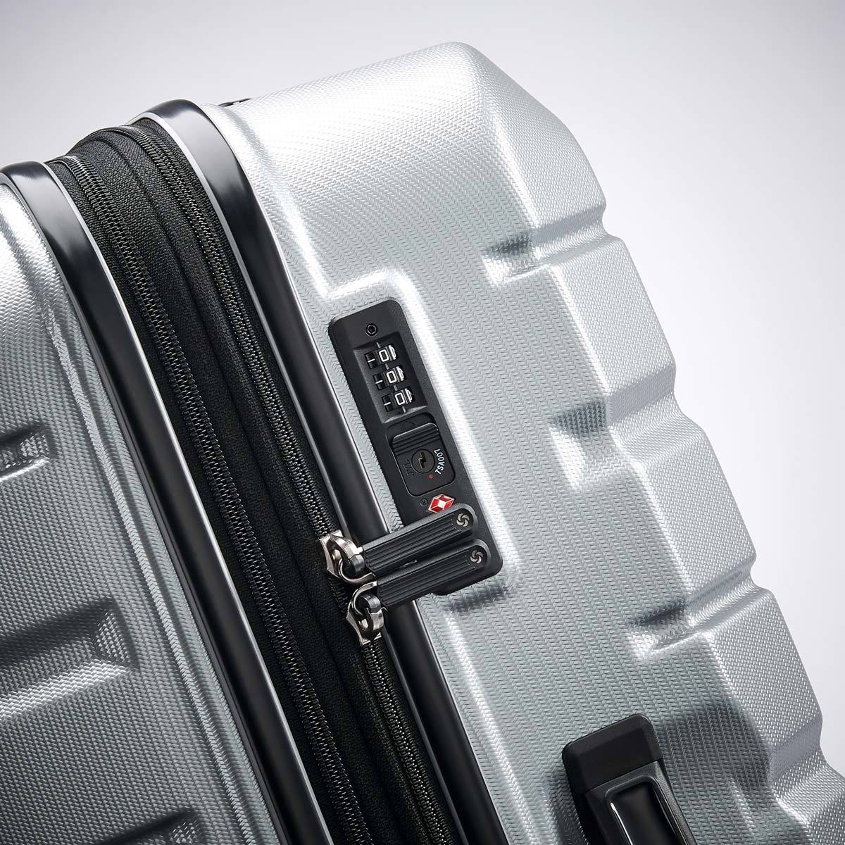 Samsonite Tech3, 2 Piece Hardside Suitcase Set, Silver Costco UK