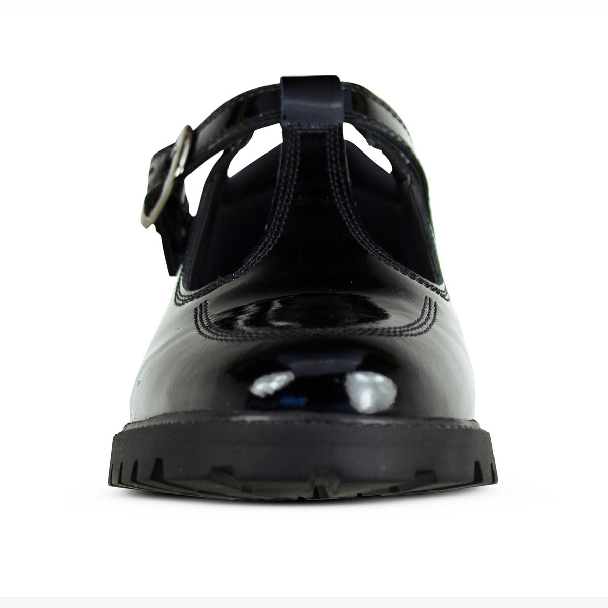 TeⓇm Emily Patent Buckle T-Bar Girl's School Shoes, Youth 3