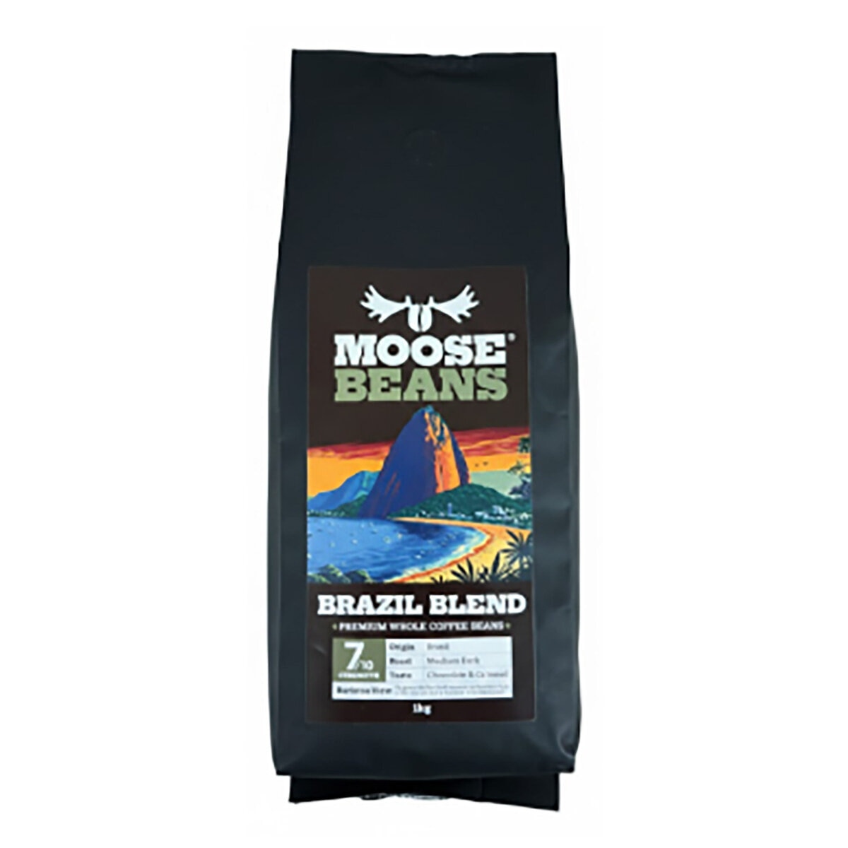 Moose Beans Brazil Blend Coffee Beans, 1kg