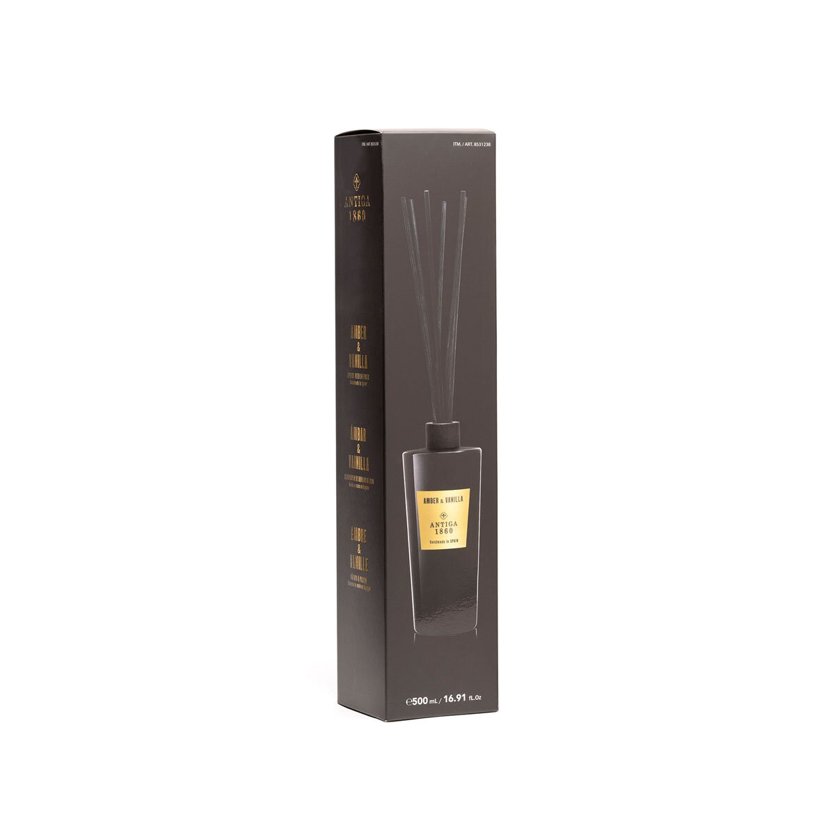 Antiga Reed Diffuser 500ml Amber & Vanilla
