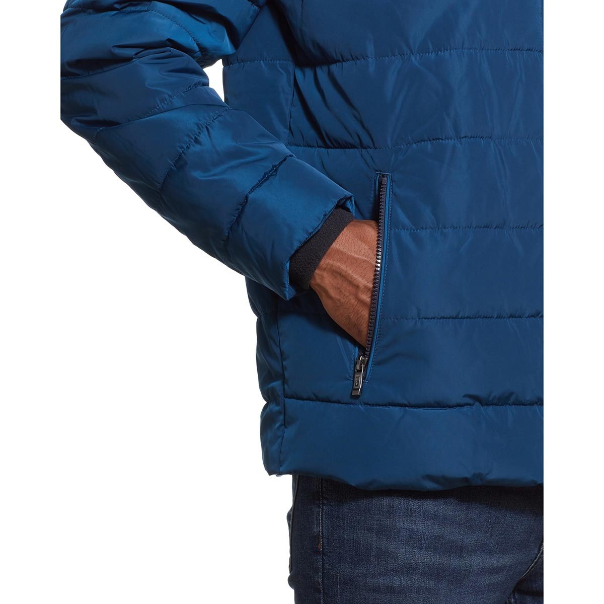Weatherproof Men's Puffer Jacket in Blue Costco UK