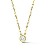 0.30ctw Diamond Pendant, 14k Yellow Gold