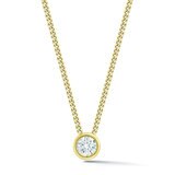 0.30ctw Diamond Pendant, 14k Yellow Gold