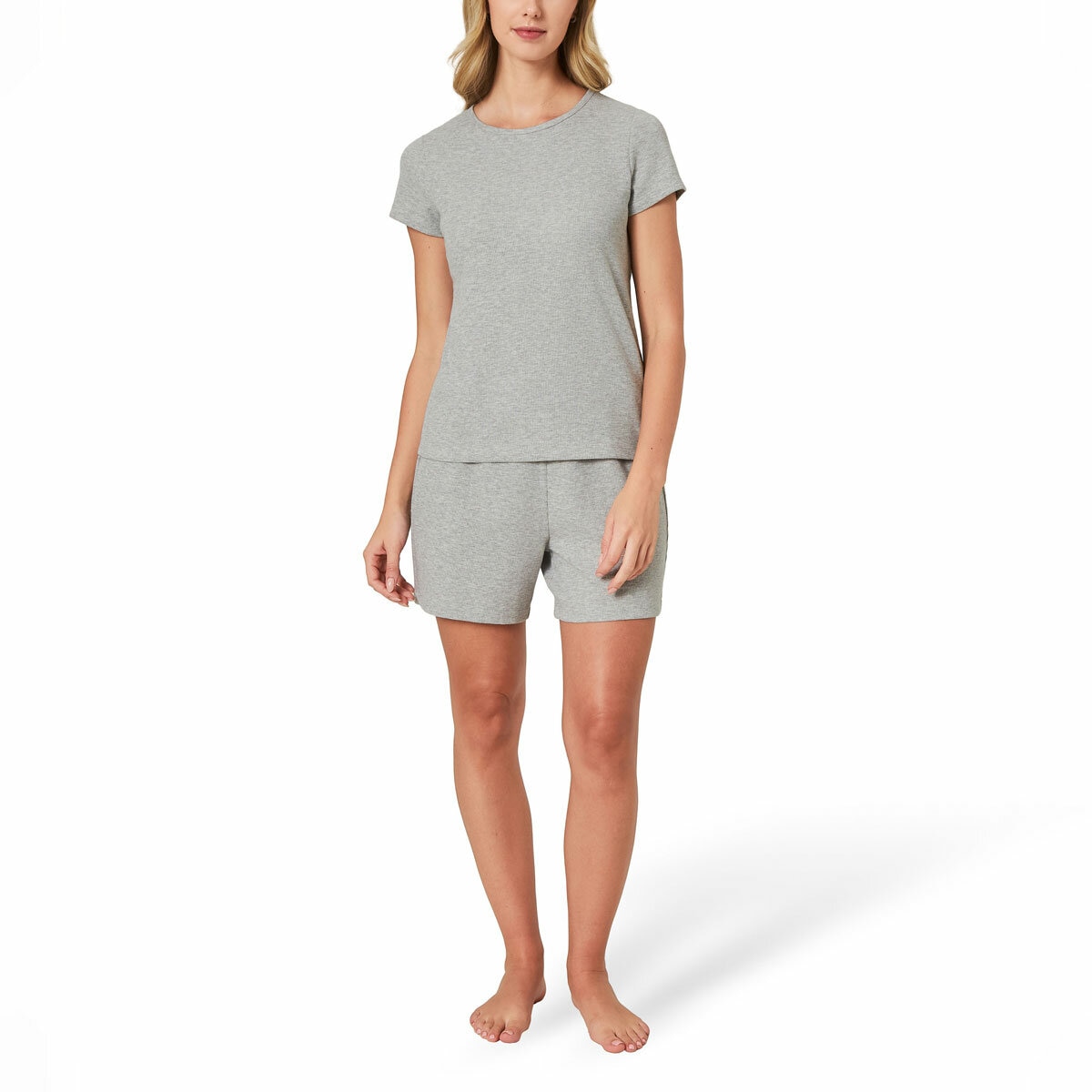 Well + Home Ladies 3 Piece Waffle Lounge Set