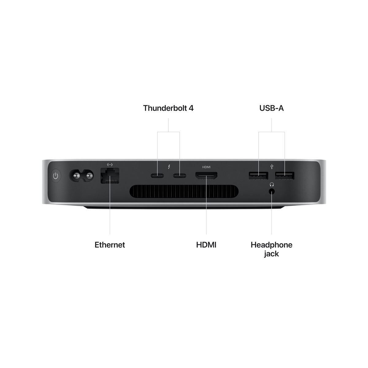 Apple Mac mini, M2 Chip 8-Core CPU, 10-Core GPU, 8GB RAM, 256GB SSD, MMFJ3B/A