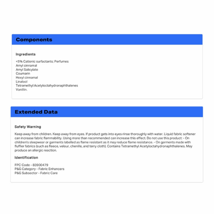 Product Information