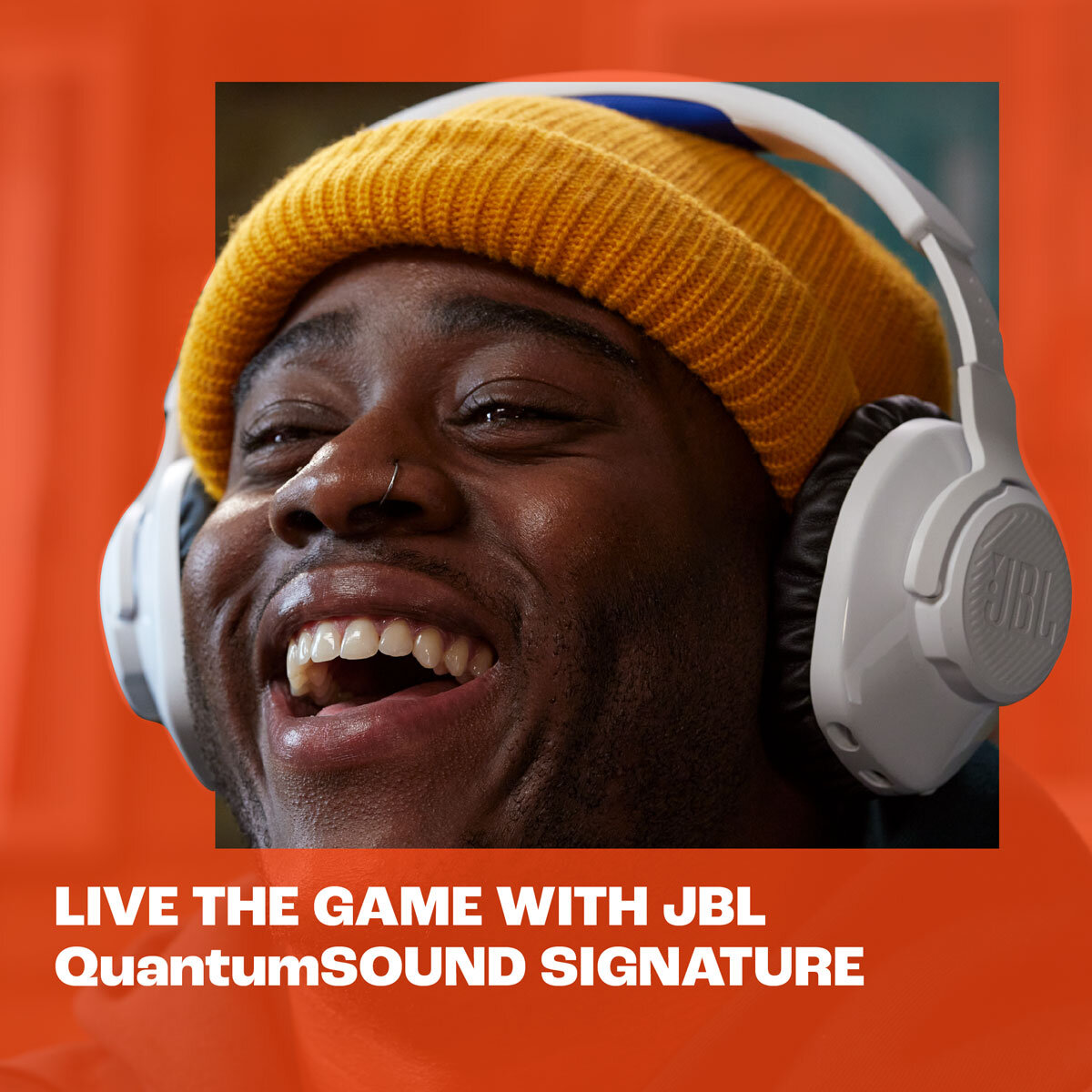 JBL Quantum 360P Wireless Headset for PS4, PS5, Xbox, PC, Switch in White & Blue