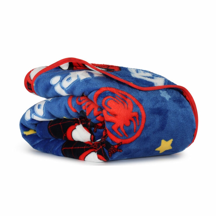 Disney Character Spider Man Blanket & Nogginz Cushion Set