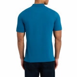 Ted Baker Men's Cyrile Zip Polo Shirt in Blue
