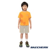 Skechers Kids Tee & Short 3 Piece Set in Orange