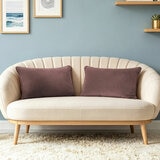 Sutton Place Collection Velvet Cushion 2 Pack in 3 Colours, 35 x 55 cm