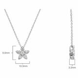 0.34ctw Round Brilliant Cut Diamond Pendant, 18ct White Gold