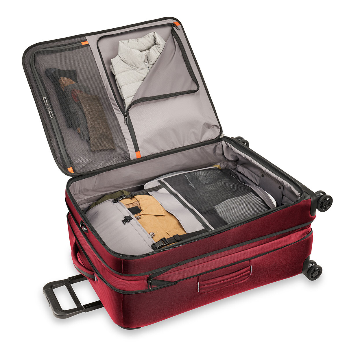 Briggs & Riley ZDX 74cm Large Expandable Spinner Black In Brick