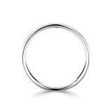 3.0mm Basic Light Court Wedding band. Platinum