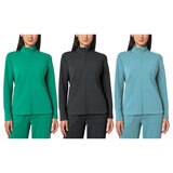 Mondetta Ladies Ribbed Zip Sweatshirt in 3 Colours & 4 Sizes