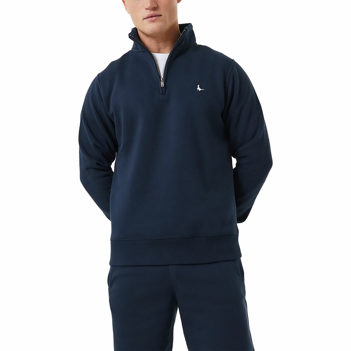 Jack Wills Men's Barchester 1/4 Zip Sweatshirt