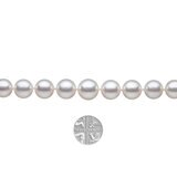 10-12mm South Sea Pearl Necklace, 18ct White Gold