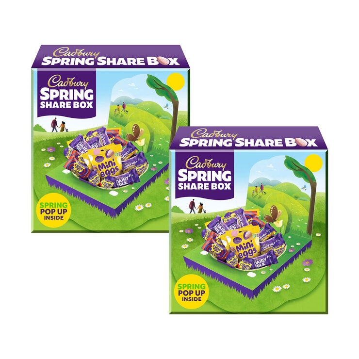 Cadburys Spring Share Box, 2 x 450g Cadburys Spring Share Box, 2 x 450g