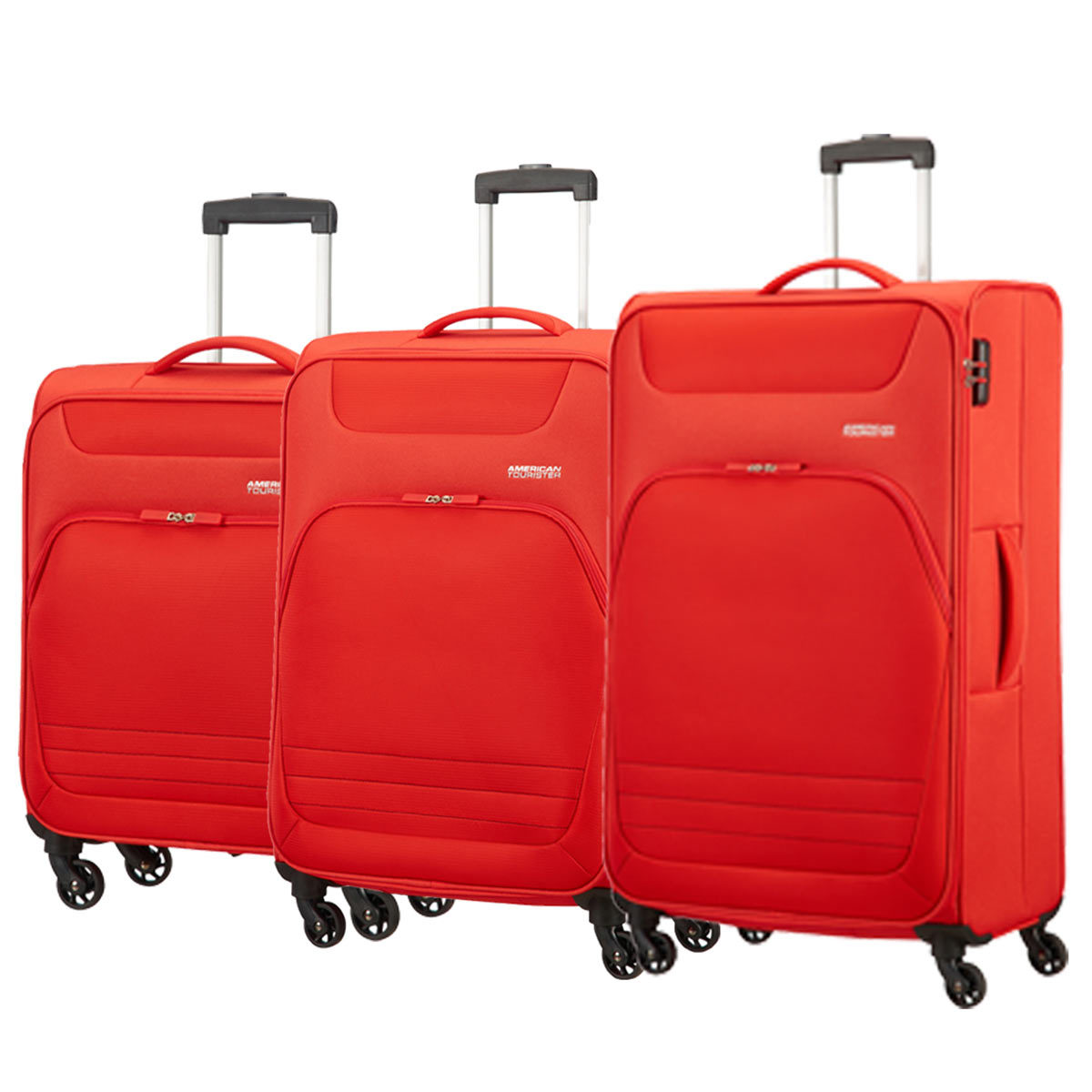 American Tourister Bombay Beach 3 Piece Softside Suitcase Set in Tropic