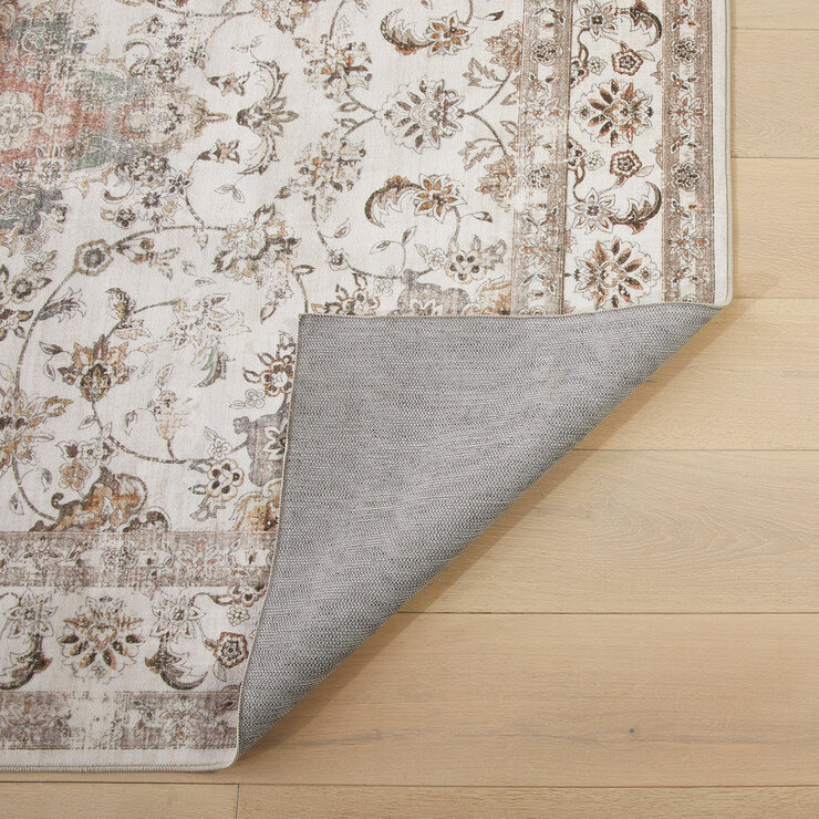 Concept Looms Liberty Neutral Washable Rug, in 3 Sizes