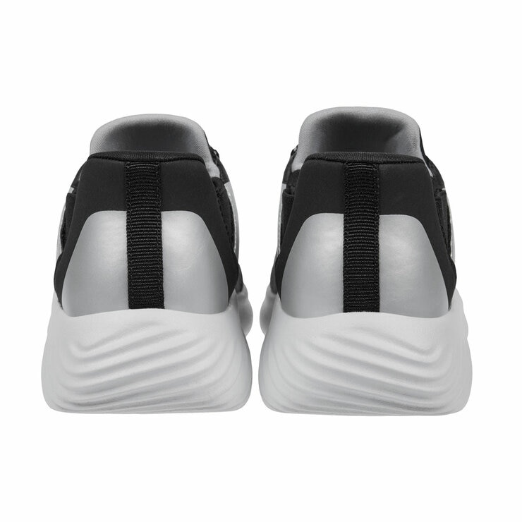 Skechers Kids Swift Fit Bounder Trainer in Black/Grey