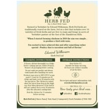 Herb Fed Free Range Whole Chickens, 2 x 2.2kg (Serves 6-8 people per Chicken)