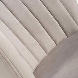 Sigma Mink Brushed Velvet Bar Stool