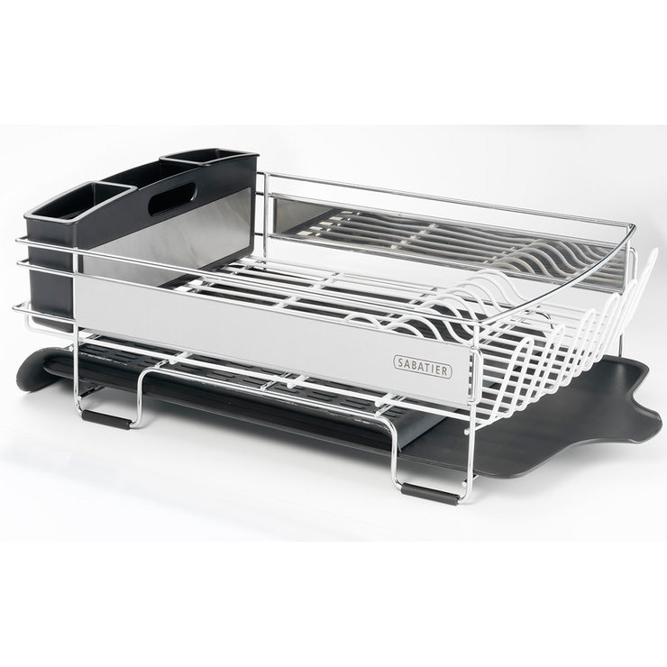 Sabatier Expandable Compact Dish Rack with Stemware Rack Costco UK