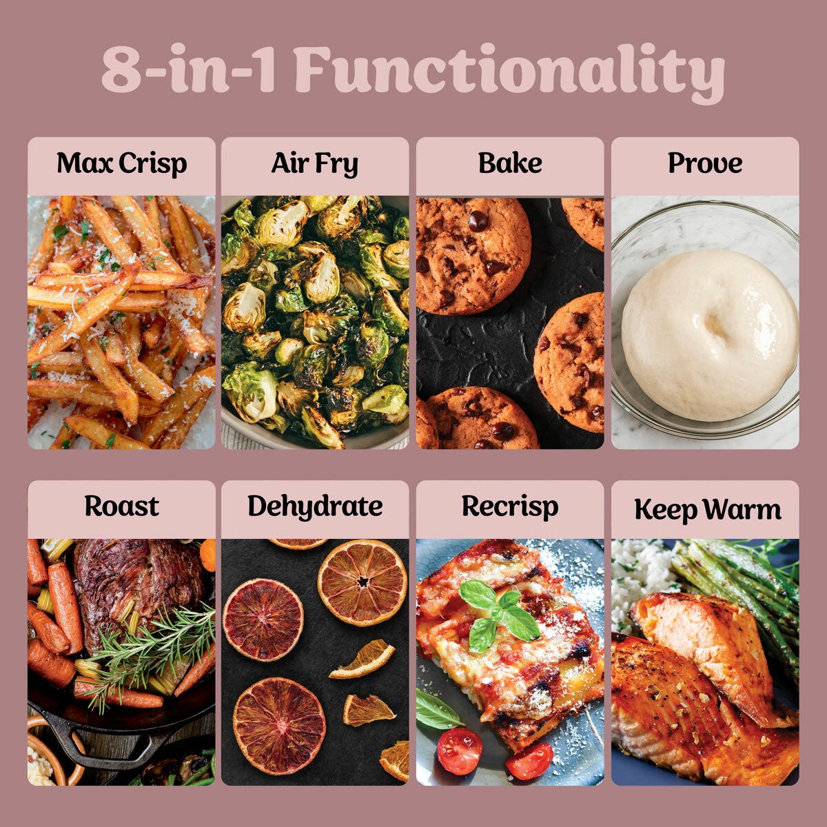 Lifestyle image of 8 in 1 functionality Lifestyle image of 8 in 1 functionality