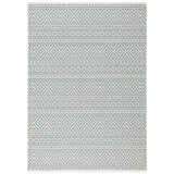 Concept Looms Jazz Deco Indoor / Outdoor Rug in Blue, 220 x 160 cm