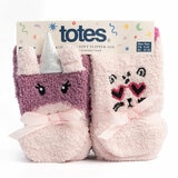 Totes Toastie Kids Socks, 4 Pack in Unicorn