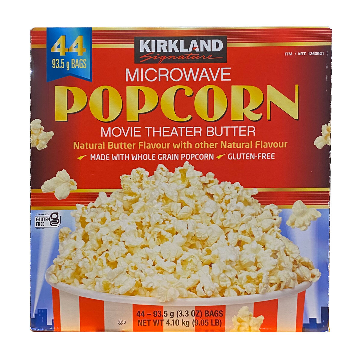 Kirkland Signature Microwave Popcorn, 44 x 93g