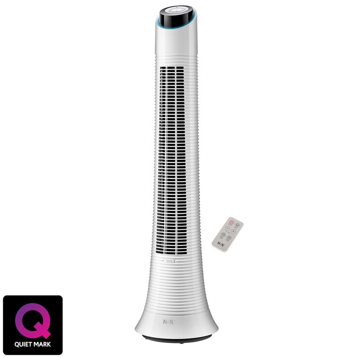 NSA Column Fan With Remote Control White, TFDC-60-RC/W NSA Column Fan With Remote Control White, TFDC-60-RC/W