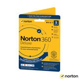 Norton 360 Deluxe, Antivirus Software for 5 Device and 1 Year Subscription with Automatic Renewal