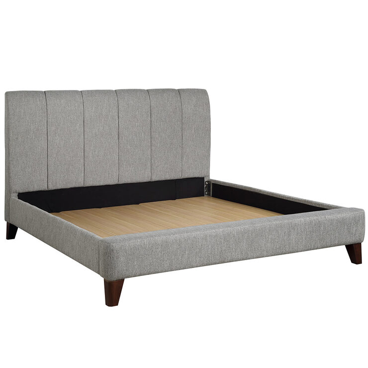 Northridge Home Grey Upholstered Bed Frame, Double Costco UK