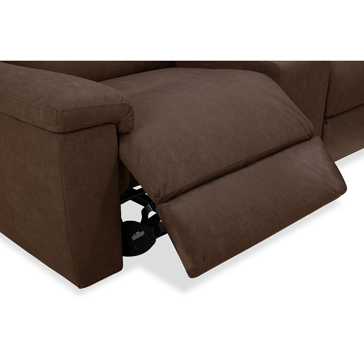 Gilman Creek Justin Brown Fabric Power Reclining Sectional Sofa