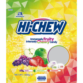 Hi-Chew Assorted Chewy Sweets, 500g