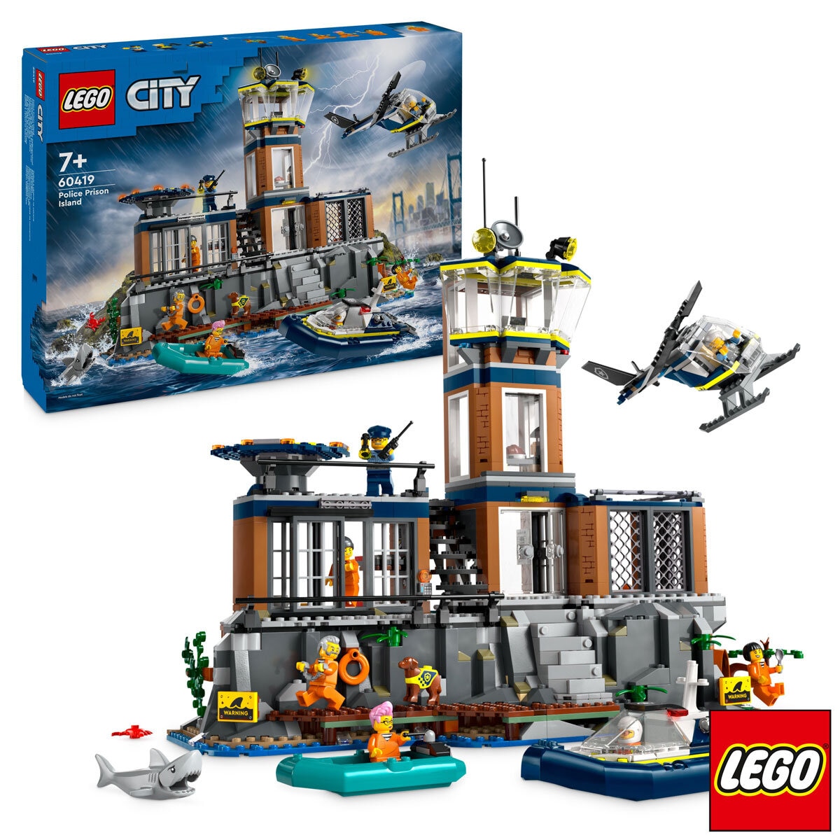 LEGO City Police Prison Island - Model 60419 (7+ Years)