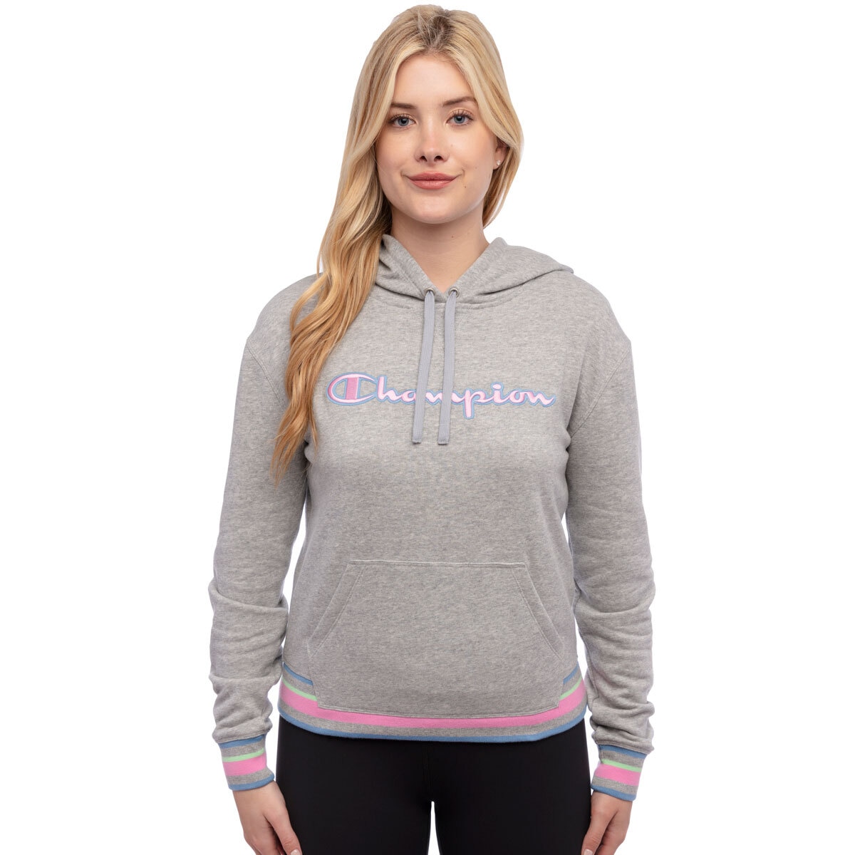 Champion Women’s Pullover Hoody in Grey