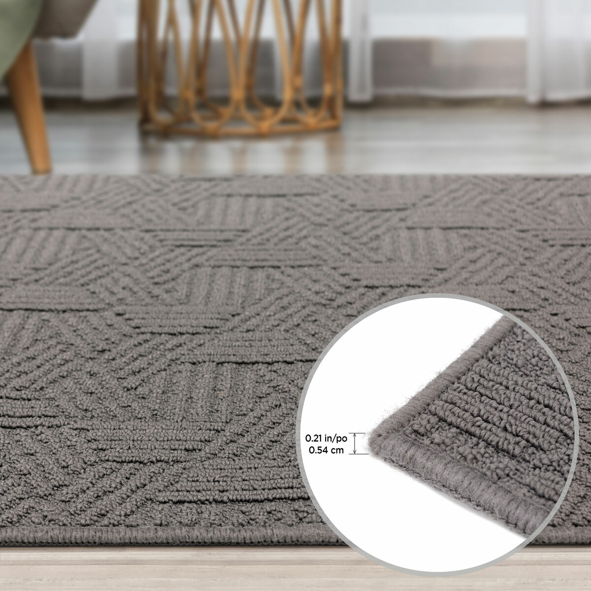 Multy Home Nova Floor Runner in Grey, 61 x 183 cm