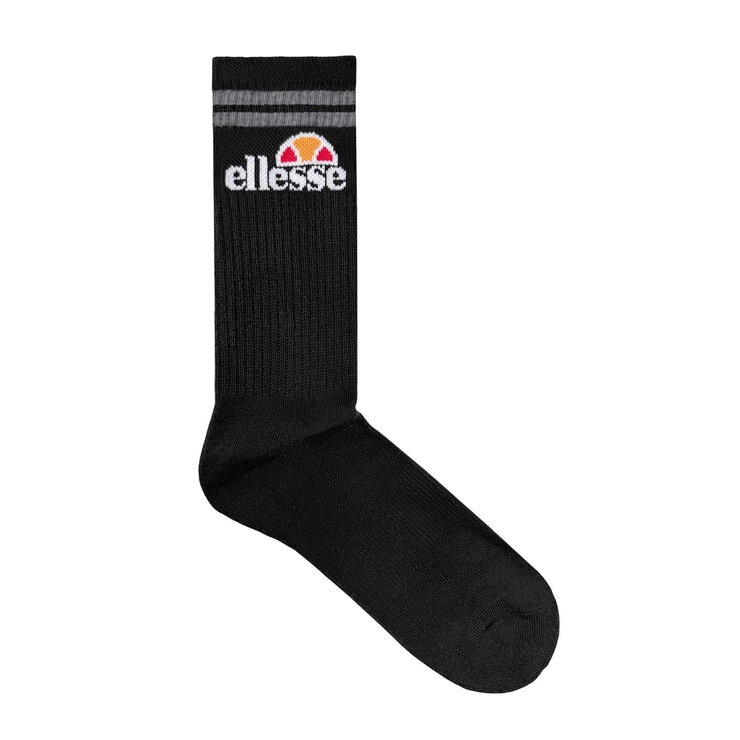 Ellesse Men's Heritage Crew Socks 10 Pack in Black Ellesse Men's Heritage Crew Socks 10 Pack in Black
