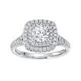 1.07ctw Round Brilliant Cut Diamond Ring, 18ct White Gold