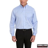 Kirkland Signature Men's Dress Shirt in Blue